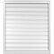 Ekena Millwork Vertical Surface Mount PVC Gable Vent: Functional, w/ 2"W x 1-1/2"P Brickmould Frame, 34"W x 38"H GVPVE34X3802SF - alternate 1